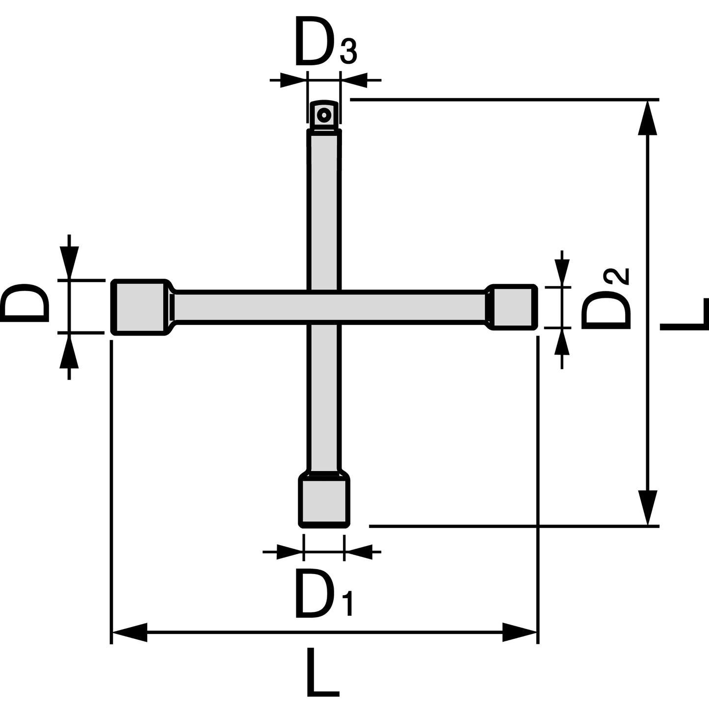 CHW4 CROSS WRENCH
