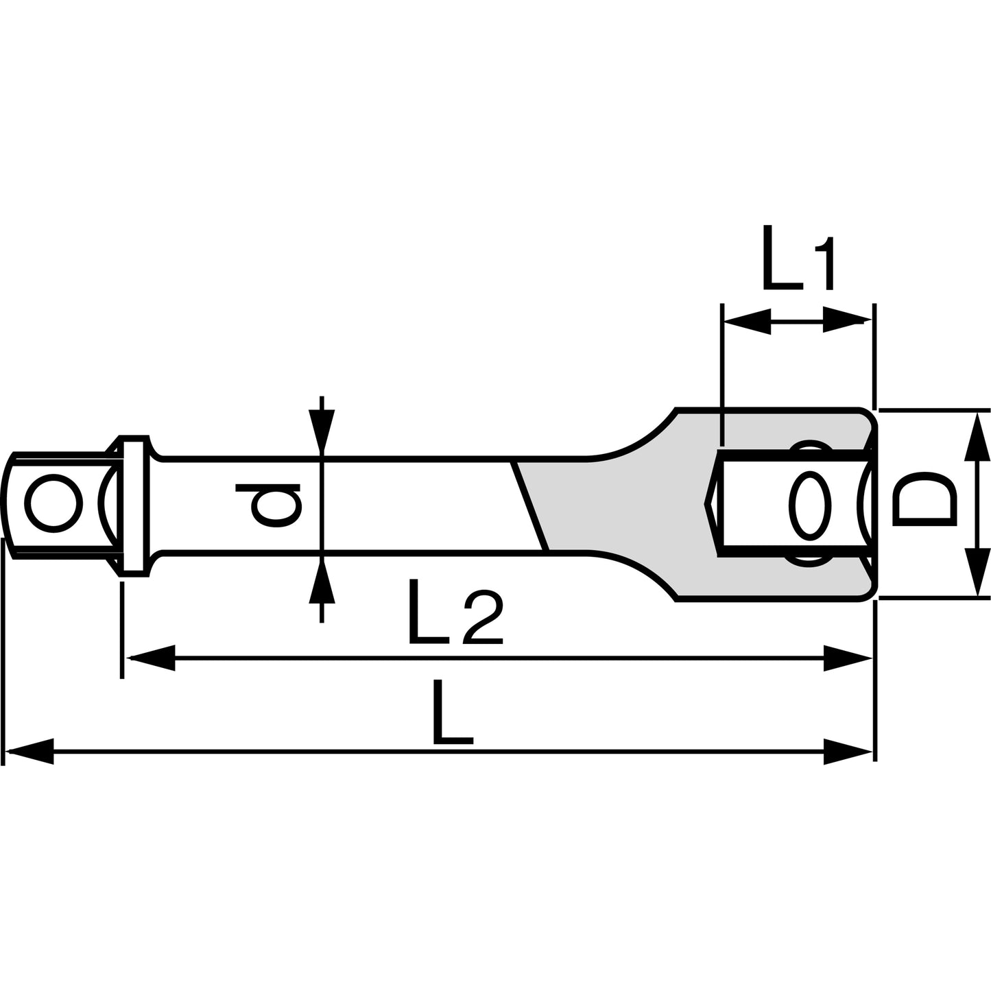 305 EXTENSION BAR (75 MM)
