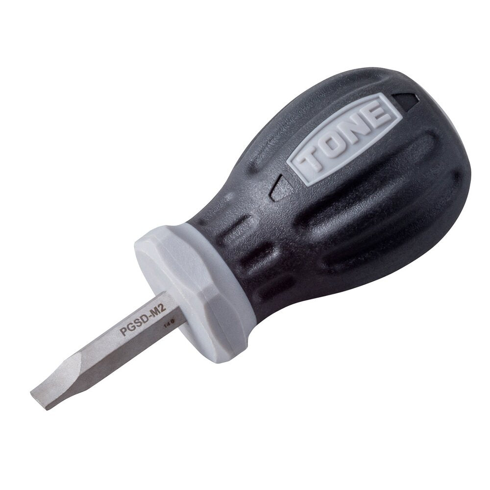 PGSD-M2 POWER GRIP STUBBY FLAT HEAD SCREWDRIVER 0.8X6.0