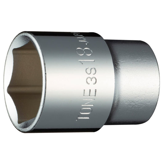 3S-18 18MM (6PT.) SOCKET (3/8 IN. DRIVE)