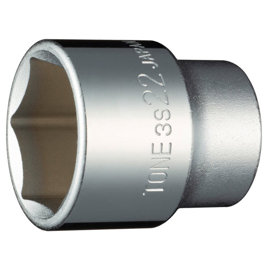 3S-22 22MM (6PT.) SOCKET (3/8 IN. DRIVE)