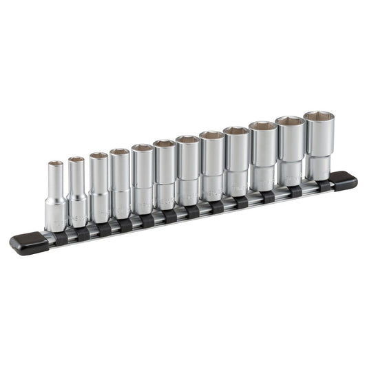 HSL312 DEEP SOCKET SET (6PT.), WITH SOCKET HOLDER