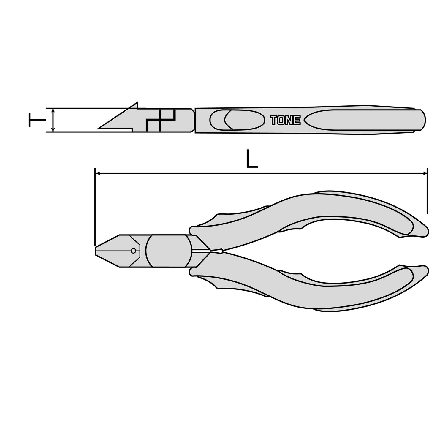 NN-125G DIAGONAL CUTTING PLIERS