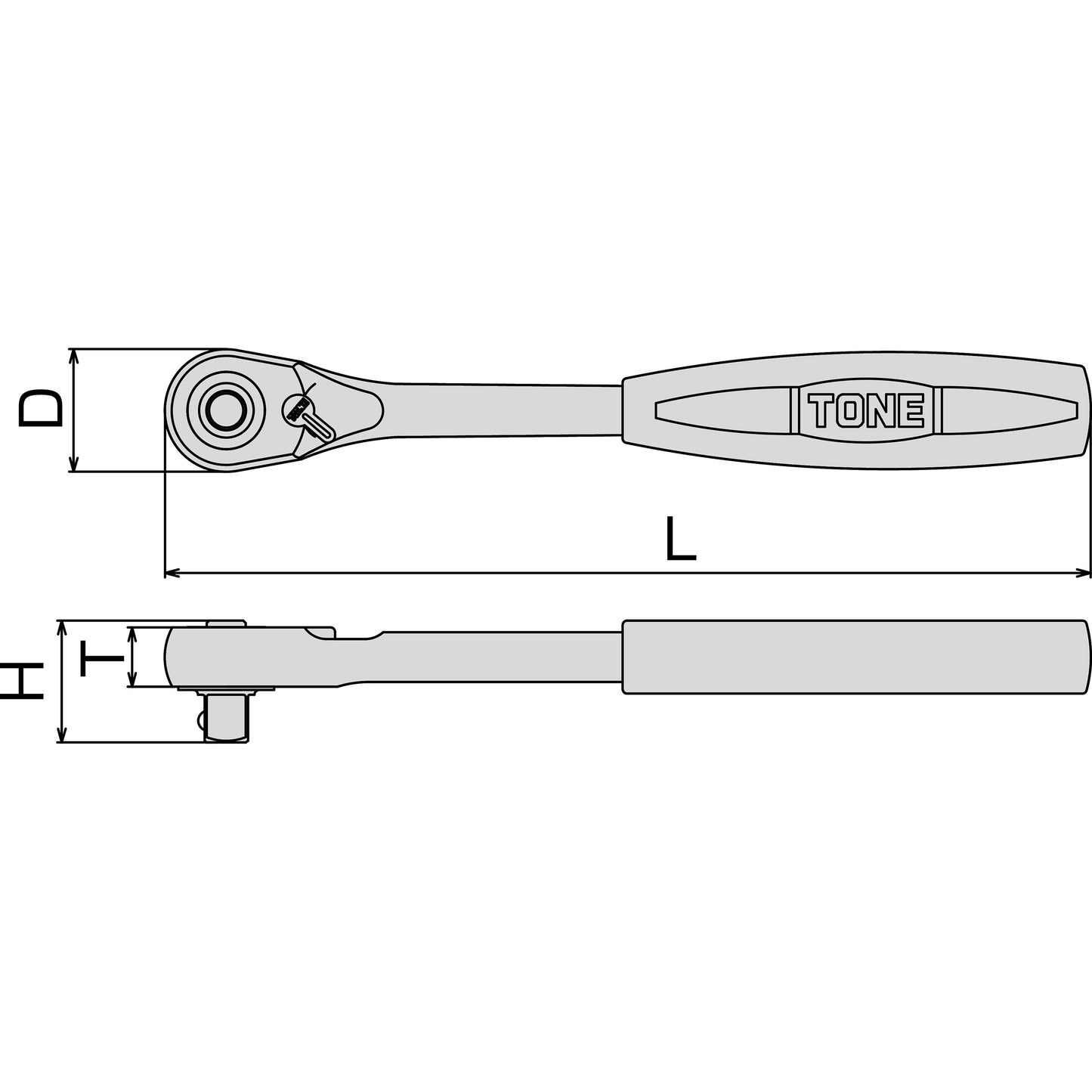 RH4HGW NON-SLIP RATCHET (HOLD TYPE) (1/2 INCH)